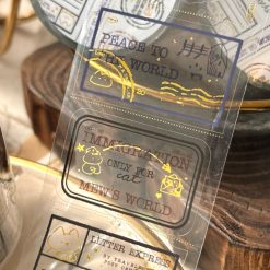 Mewmewbeam Kiss-cut Tape - Travelers Stamp