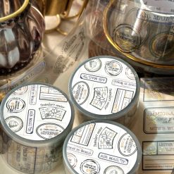 Mewmewbeam Kiss-cut Tape - Travelers Stamp