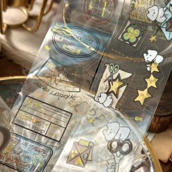 Mewmewbeam Kiss-cut Tape - Travelers Stamp
