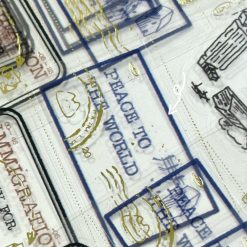Mewmewbeam Kiss-cut Tape - Travelers Stamp