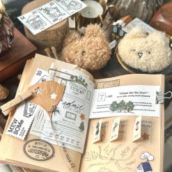 Mewmewbeam Kiss-cut Tape - Travelers Stamp