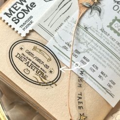 Mewmewbeam Kiss-cut Tape - Travelers Stamp