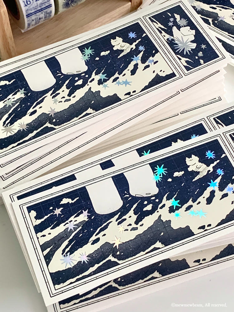 Mewmewbeam Midnight Star Bookmark
