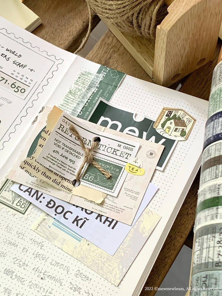 Mewmewbeam Postcard - World 006