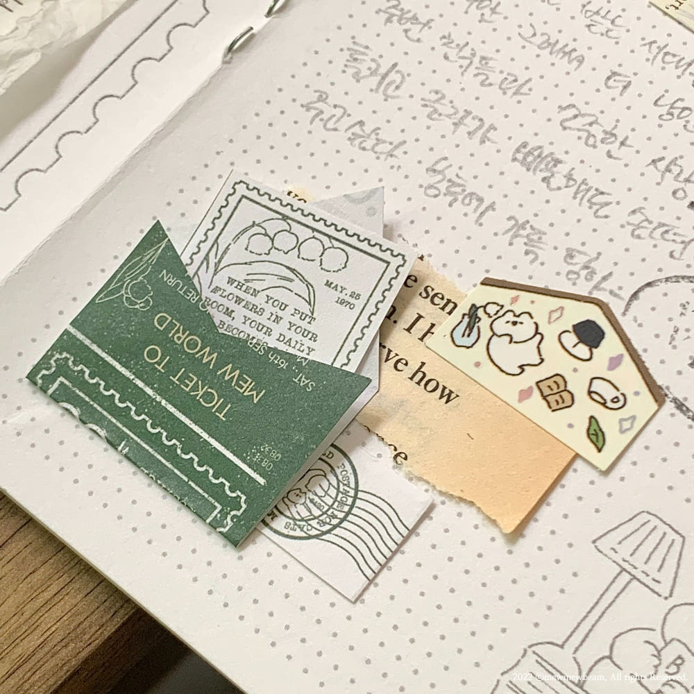 Mewmewbeam Postcard - World 006