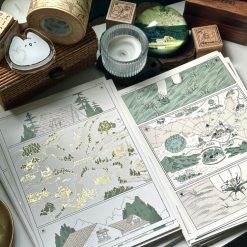 Mewmewbeam Postcard - World Map 004