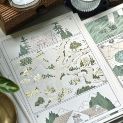 Mewmewbeam Postcard - World Map 004