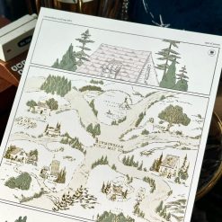 Mewmewbeam Postcard - World Map 005