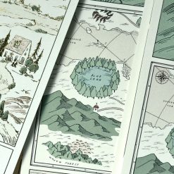 Mewmewbeam Postcard - World Map 005