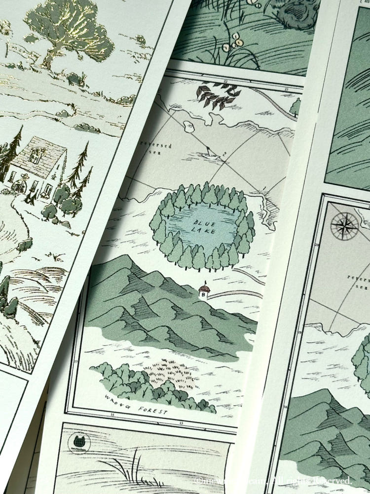 Mewmewbeam Postcard - World Map 005