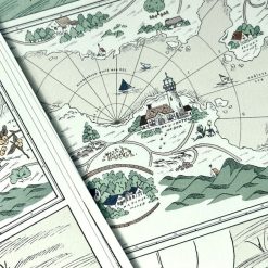 Mewmewbeam Postcard - World Map 005