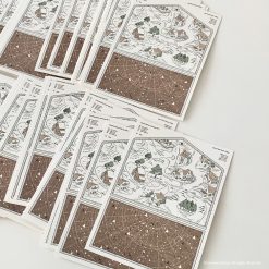 Mewmewbeam Postcard - World Map 012