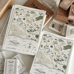 Mewmewbeam Postcard - World Map 017