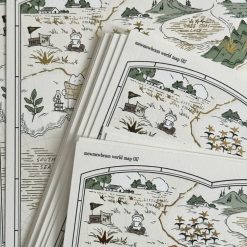 Mewmewbeam Postcard - World Map 017