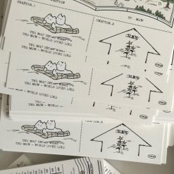 Mewmewbeam Postcard - World Map 017