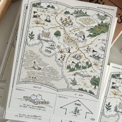 Mewmewbeam Postcard - World Map 017