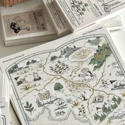 Mewmewbeam Postcard - World Map 017