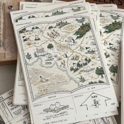 Mewmewbeam Postcard - World Map 017