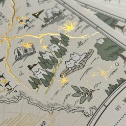 Mewmewbeam Postcard - World Map 017