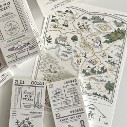 Mewmewbeam Postcard - World Map 017
