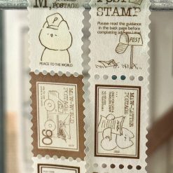 Mewmewbeam Stamp Washi Tape - Autumn Letter