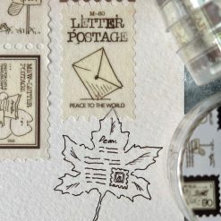 Mewmewbeam Stamp Washi Tape - Autumn Letter