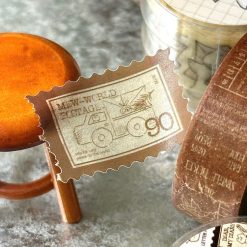 Mewmewbeam Stamp Washi Tape - Autumn Letter