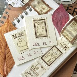 Mewmewbeam Stamp Washi Tape - Autumn Letter