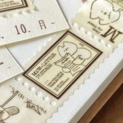Mewmewbeam Stamp Washi Tape - Autumn Letter