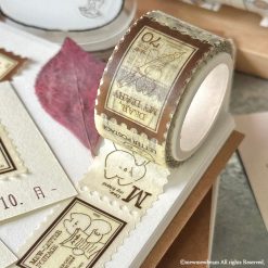 Mewmewbeam Stamp Washi Tape - Autumn Letter