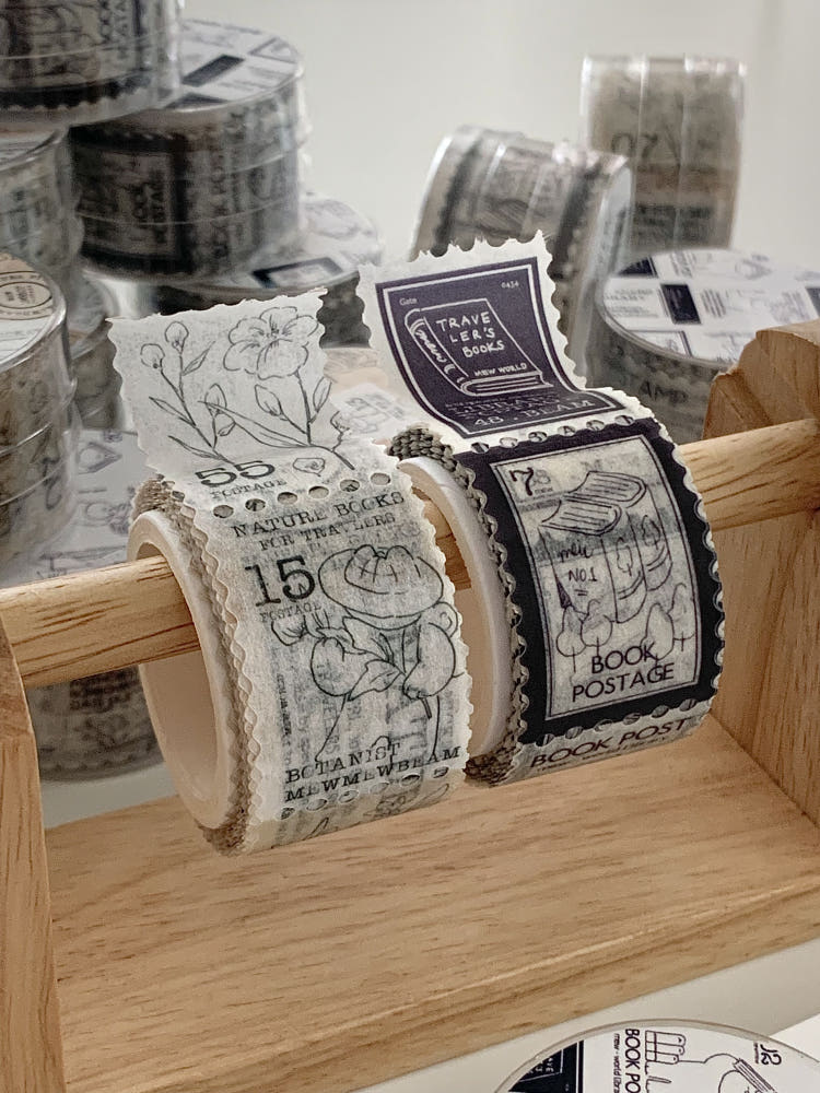 Mewmewbeam Stamp Washi Tape - Book