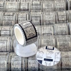 Mewmewbeam Stamp Washi Tape - Book