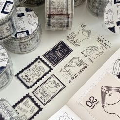 Mewmewbeam Stamp Washi Tape - Book