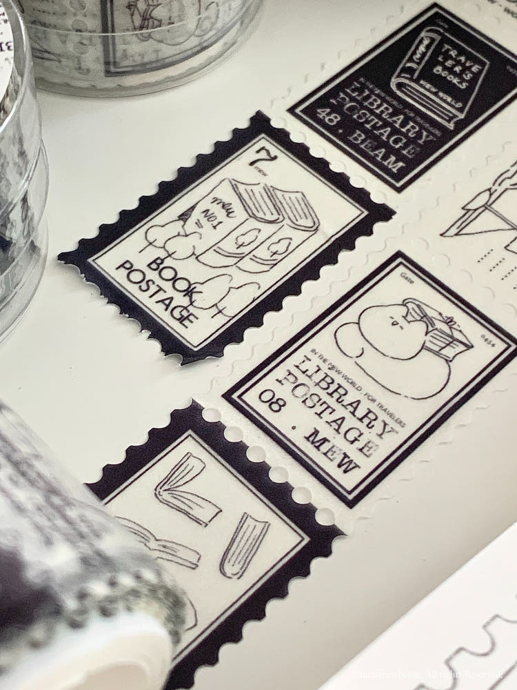 Mewmewbeam Stamp Washi Tape - Book