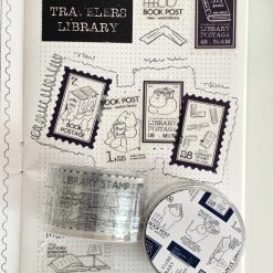 Mewmewbeam Stamp Washi Tape - Book