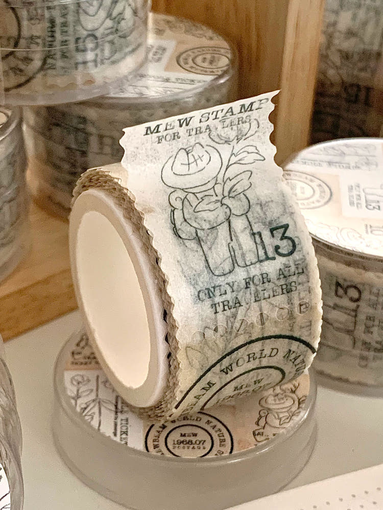 Mewmewbeam Stamp Washi Tape - Botanist