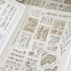 Mewmewbeam Stamp Washi Tape - Botanist