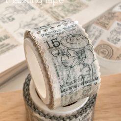 Mewmewbeam Stamp Washi Tape - Botanist