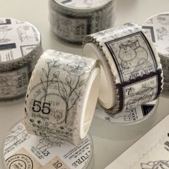 Mewmewbeam Stamp Washi Tape - Botanist