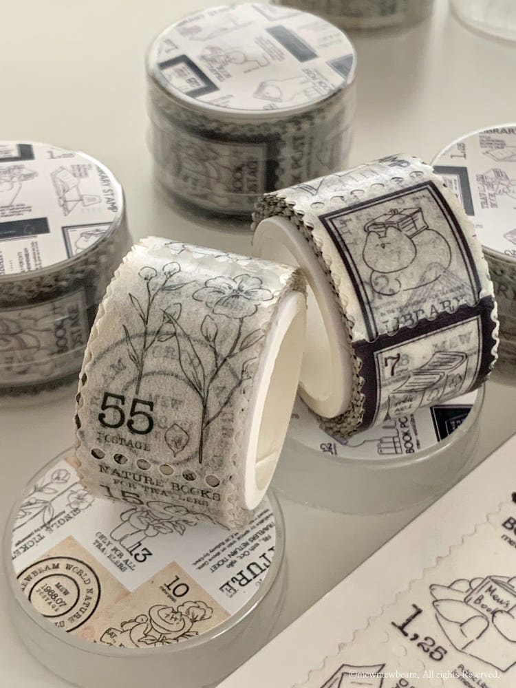 Mewmewbeam Stamp Washi Tape - Botanist