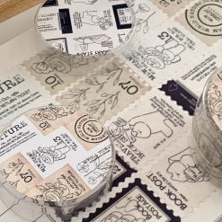 Mewmewbeam Stamp Washi Tape - Botanist