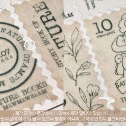 Mewmewbeam Stamp Washi Tape - Botanist