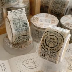 Mewmewbeam Stamp Washi Tape - Botanist