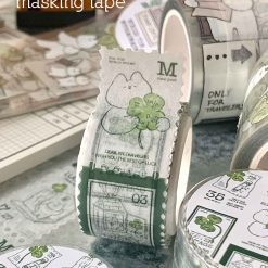 Mewmewbeam Stamp Washi Tape - Clover