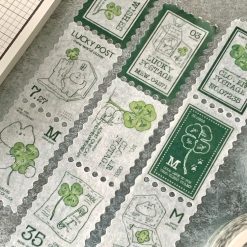 Mewmewbeam Stamp Washi Tape - Clover