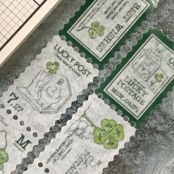 Mewmewbeam Stamp Washi Tape - Clover