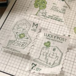 Mewmewbeam Stamp Washi Tape - Clover
