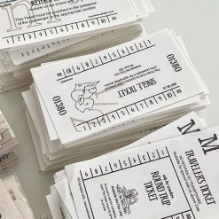Mewmewbeam Sticker Set - Vintage Ticket v1
