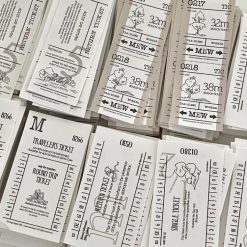 Mewmewbeam Sticker Set - Vintage Ticket v1