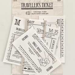 Mewmewbeam Sticker Set - Vintage Ticket v1